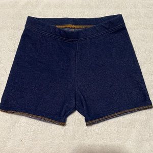 ♥️Denim Cart Wheel Shorts Girls Size 6